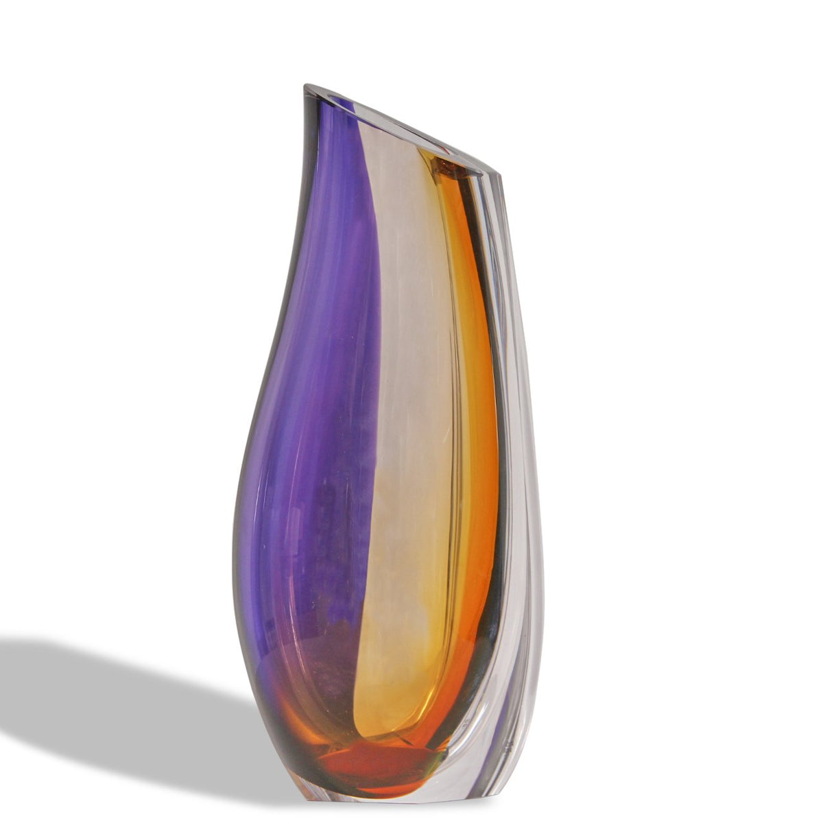 Kosta Boda Orchid Glass Vase Designed by Goran Warff