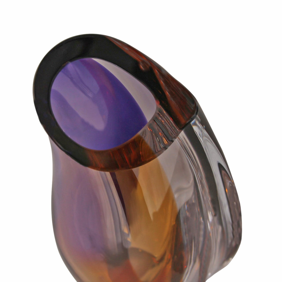Kosta Boda Orchid Glass Vase Designed by Goran Warff