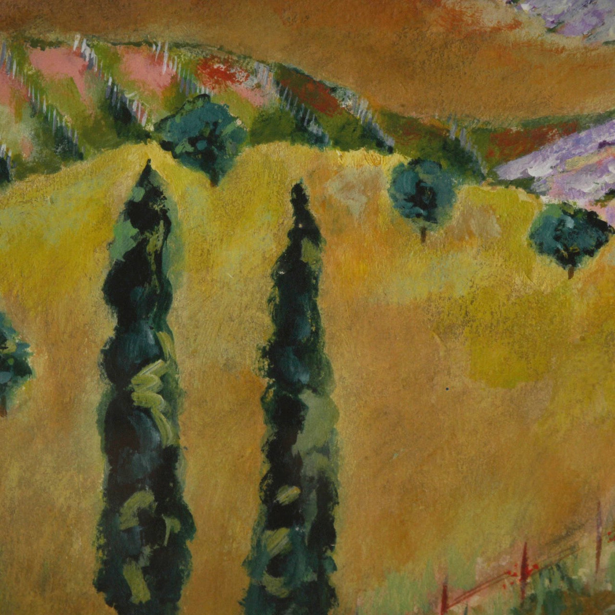 Kris Taylor Diptych Print - Tuscany Afternoon I & Afternoon II