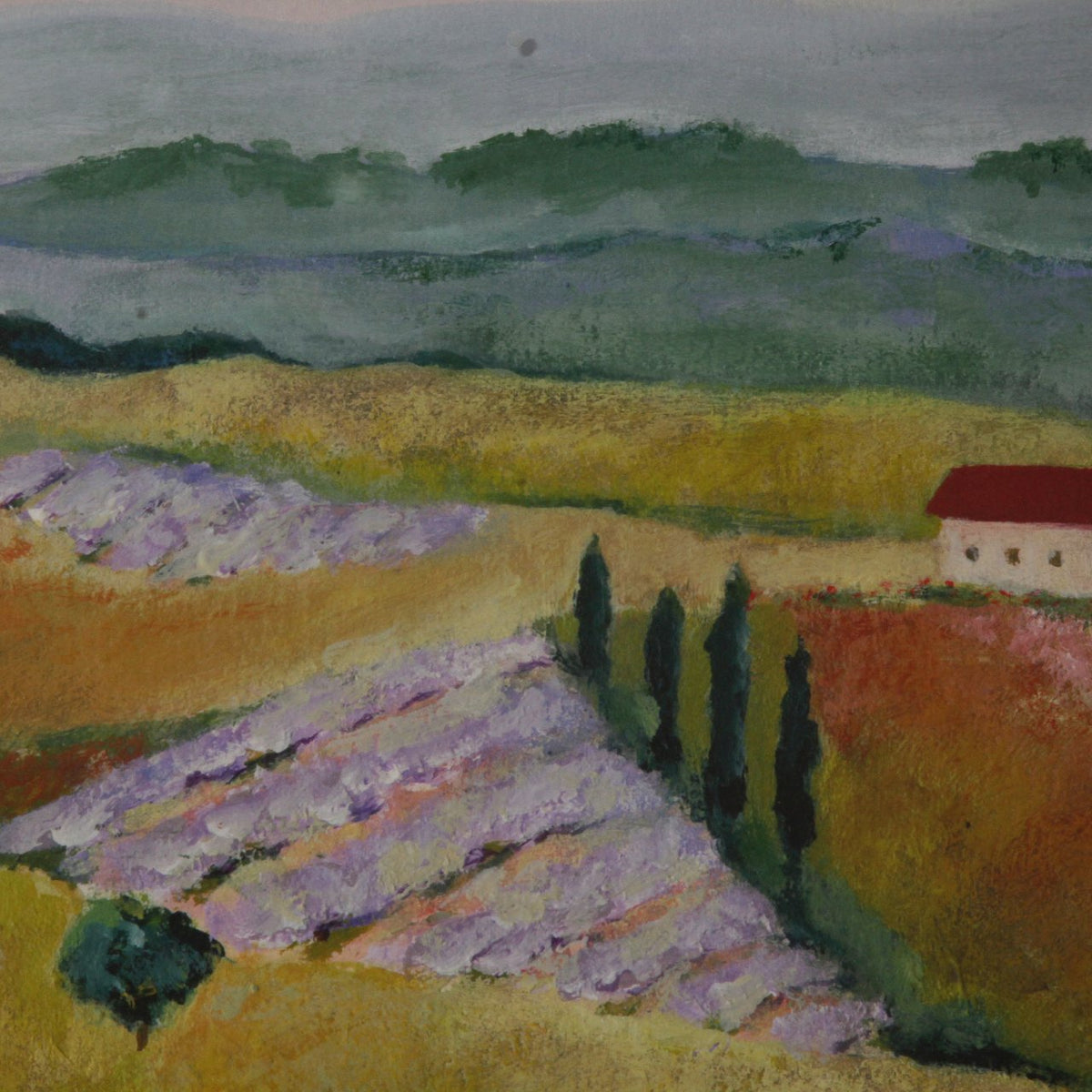 Kris Taylor Diptych Print - Tuscany Afternoon I & Afternoon II