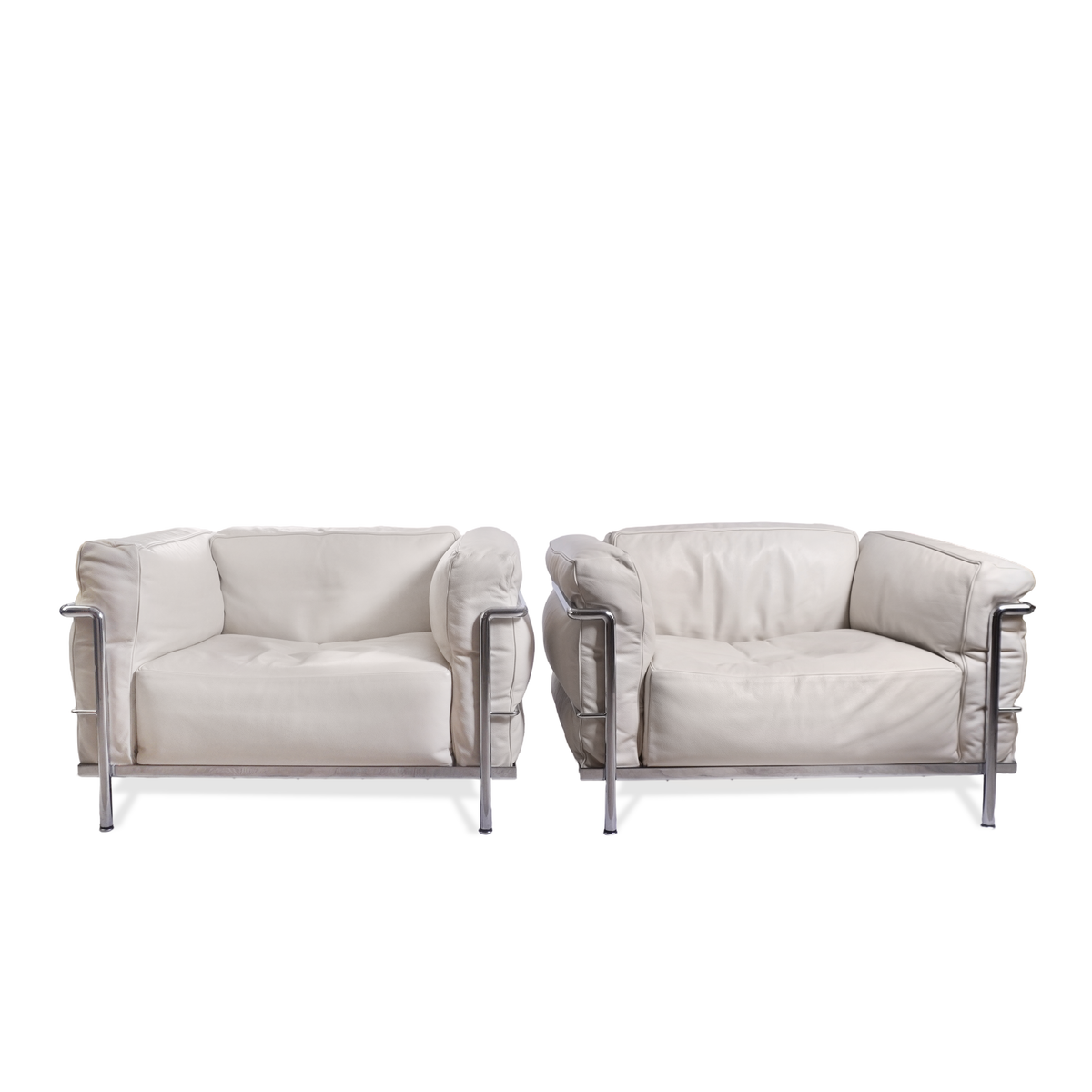 LC3 Armchair by Le Corbusier for Cassina, Italy, Pair of