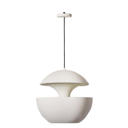 Large White Here Comes the Sun Pendant Lamp by Bertrand Balas
