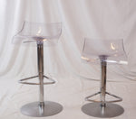 Ligne Roset PAM Crystal Adjustable Stools by Studio Archirivolto, Pair of