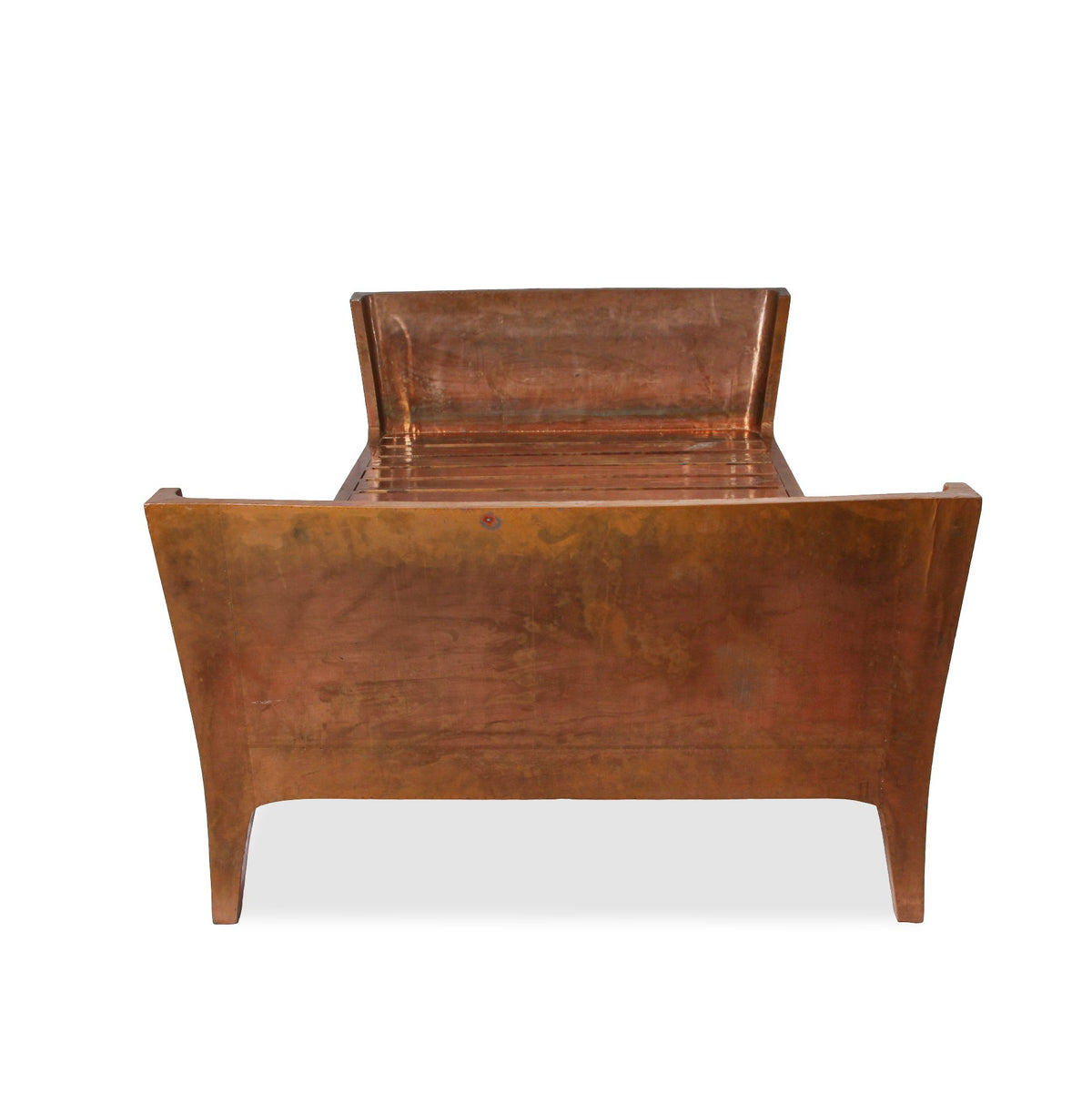 Stephanie Odegard Marj Day Bed in Copper Clad by Paul Mathieu