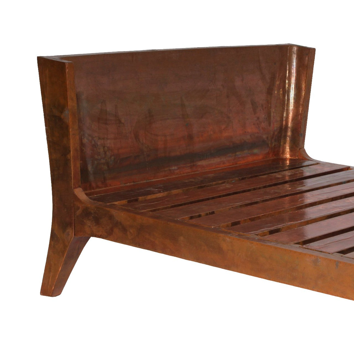 Stephanie Odegard Marj Day Bed in Copper Clad by Paul Mathieu