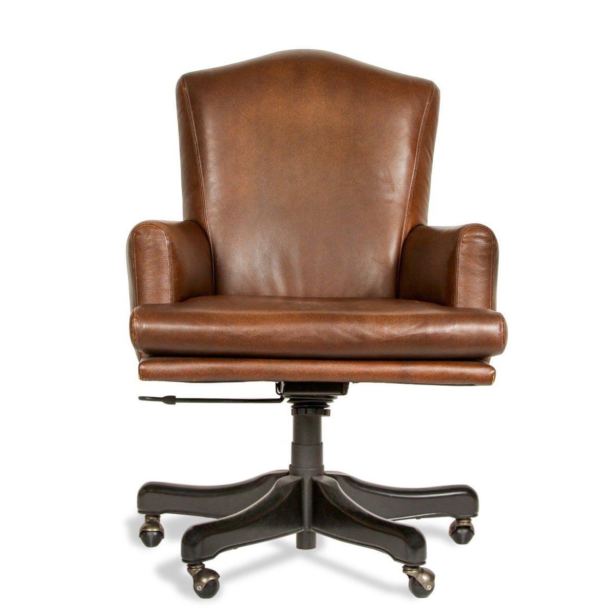 Mason-Art 2020L Desk Chair Upholstered in Edelman Leather