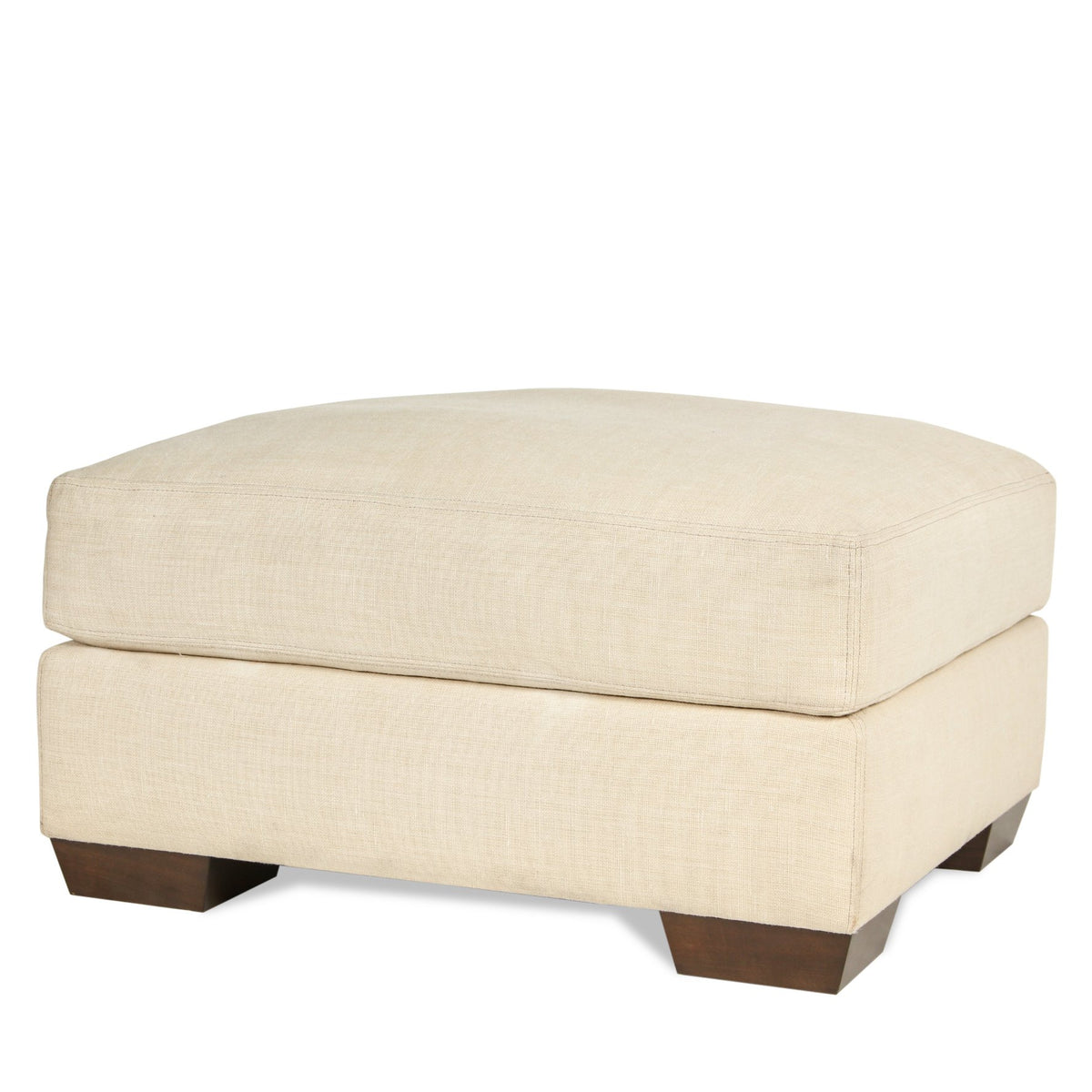 Mason-Art 1819 Ottoman Upholstered in Belgian Linen