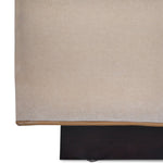 Mason-Art 7016 2pc Sectional Sofa Upholstered in Nobilis Cotton Velvet with Edelman Leather Piping