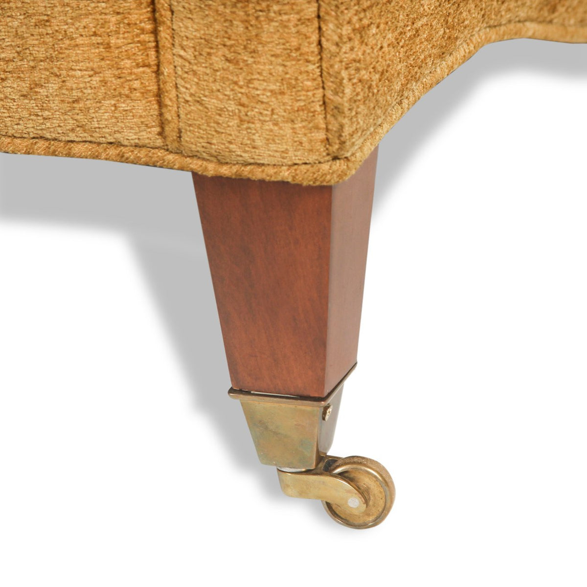Mason-Art 7507 Chenille Lounge Chair with Castors