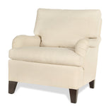 Mason-Art 7501N Lounge Chair Upholstered in Belgian Linen