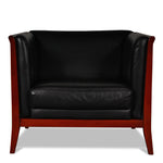 Maurice Villency Modern Leather Armchair