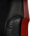Maurice Villency Modern Leather Armchair