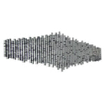 Michael Curry Mosaic Mercury Mirror Art Sculpture