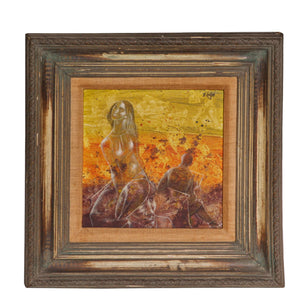 Michael Lenson Oil on Masonite