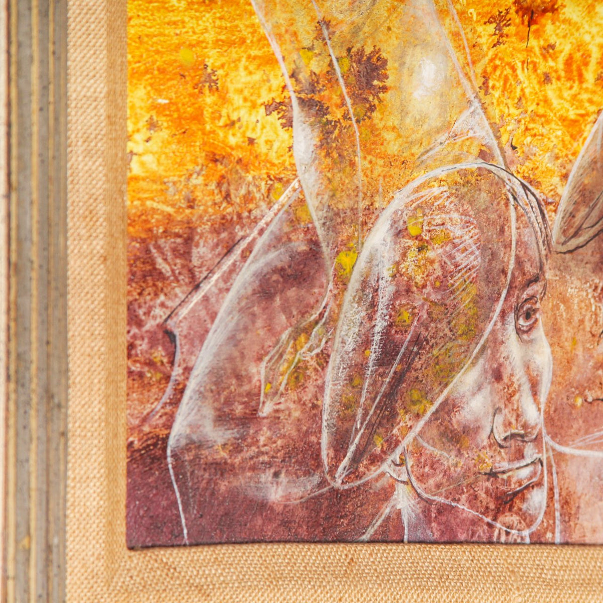 Michael Lenson Oil on Masonite