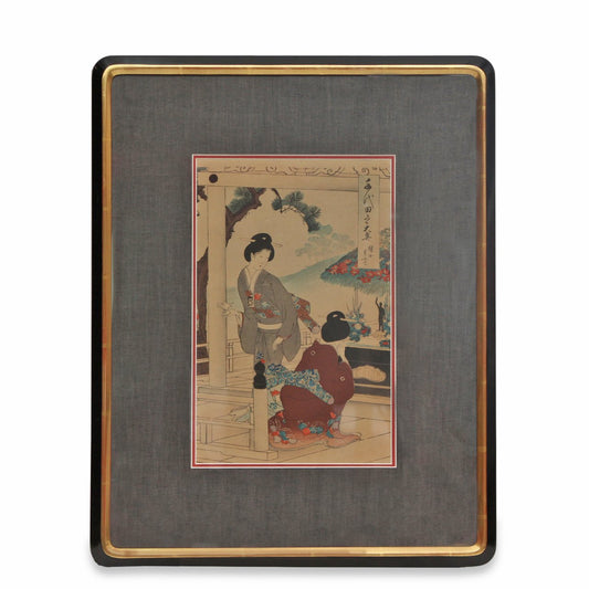 Mid 19th Century Japanese Utagawa Kunisada Woodblock Print