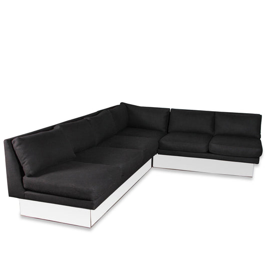 Milo Baughman Three-Piece Modern Sectional Sofa by Thayer Coggin