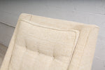 Milo Baughman for James Inc. Lounge Chair with Walnut Frame and Boucle Upholstery