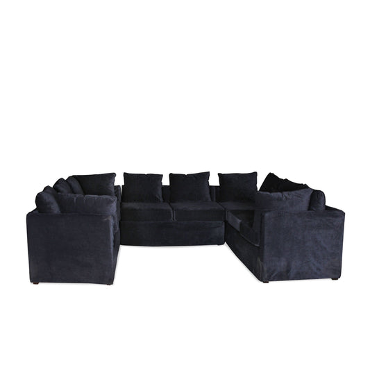 Mitchell Gold & Bob Williams Sectional Sofa with Ottoman