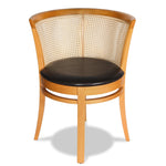 Modern Cane-back Barrel Chair