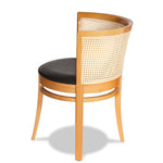 Modern Cane-back Barrel Chair