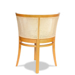 Modern Cane-back Barrel Chair