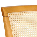 Modern Cane-back Barrel Chair