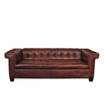 Modern Chesterfield Italian Leather Sofa