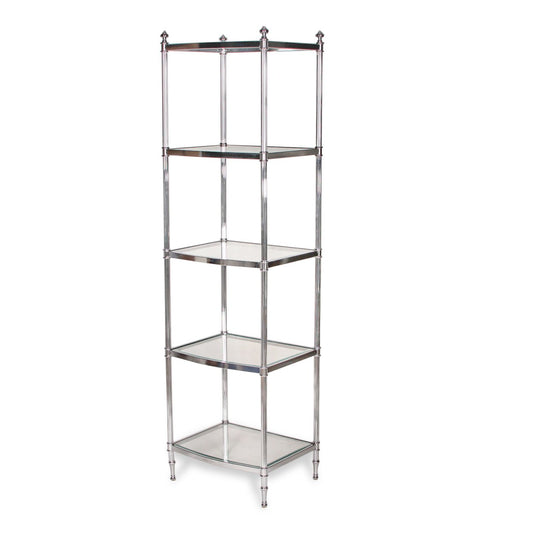 Modern Five-tier Curved Front Etagere