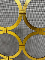Niermann Weeks Monterey Fireplace Screen with Distressed Gold Leaf