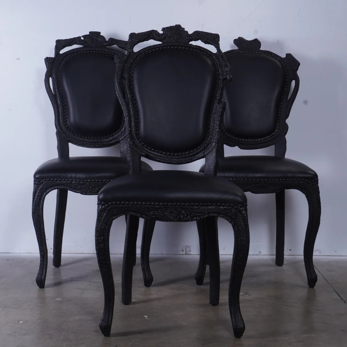 MOOOI Smoke Chairs by Maarten Baas, Pair Of
