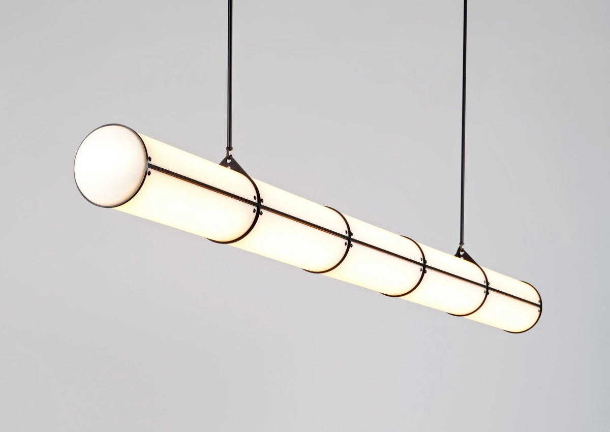 Roll & Hill Endless 5 Chandelier Endless Pendant by Jason Miller (Brand New- 65 Available)