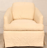 Newly Upholstered with Schumacher #177361 Upholstery Transitional Bucket Chair