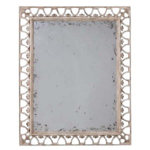 Niermann Weeks Polonaise Antiqued Resin and Wood Mirror
