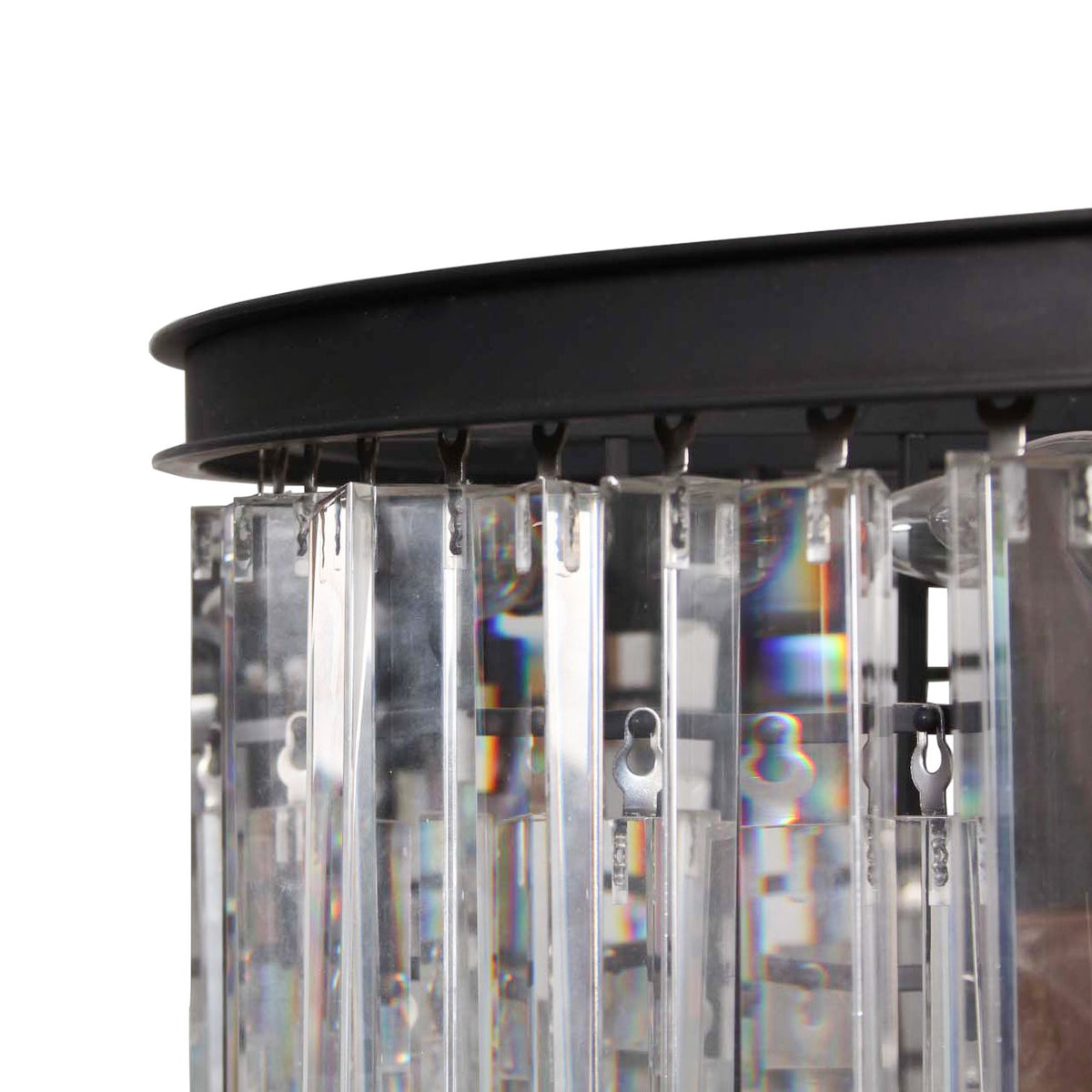 Odeon Crystal Fringe Five Tier Chandelier by Italian Concept USA