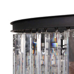 Odeon Crystal Fringe Five Tier Chandelier by Italian Concept USA