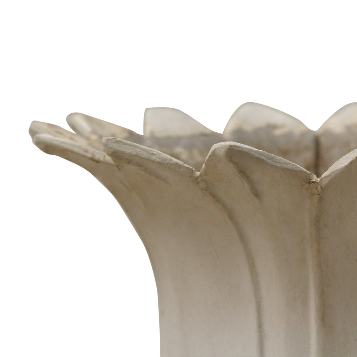 Pair of Vintage Cast Aluminum Outdoor Garden Urn Planters