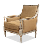 Pair of Antique Louis XVI Gilt Bergere Chairs Circa 1930s