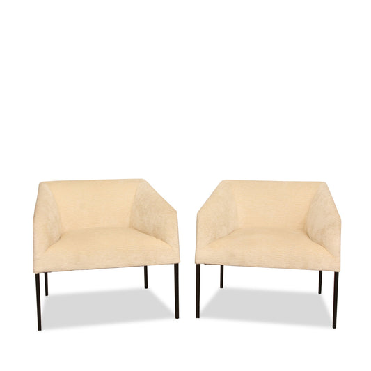 Pair of Arper Saari Armchairs Designed by Lievore Altherr Molina
