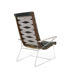 Pair of B&B Italia Charcoal & White J.J. Armchairs by Antonio Citterio
