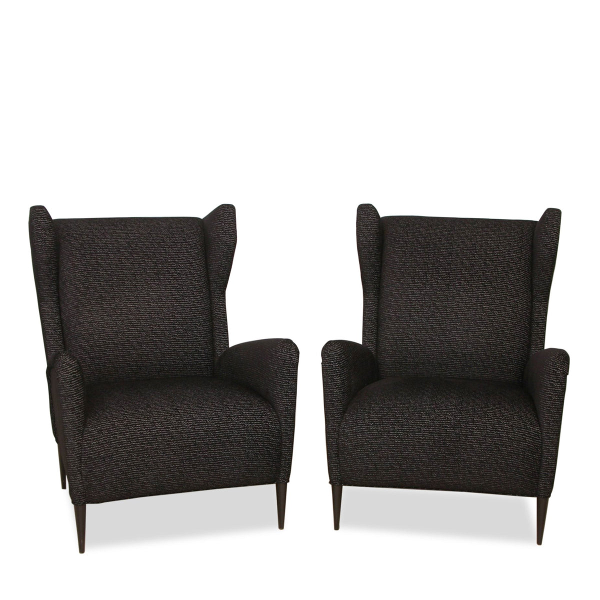 Pair of Baker Wingback Armchairs