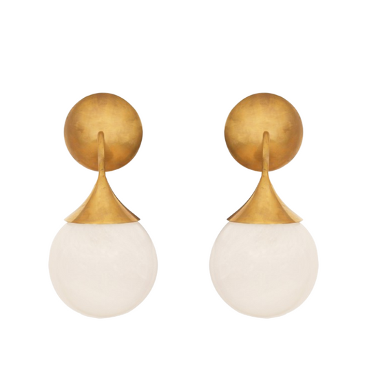 Pair of Bristol Brass Sconces from Visual Comfort