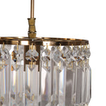 Pair of Crystal Pendant Lights