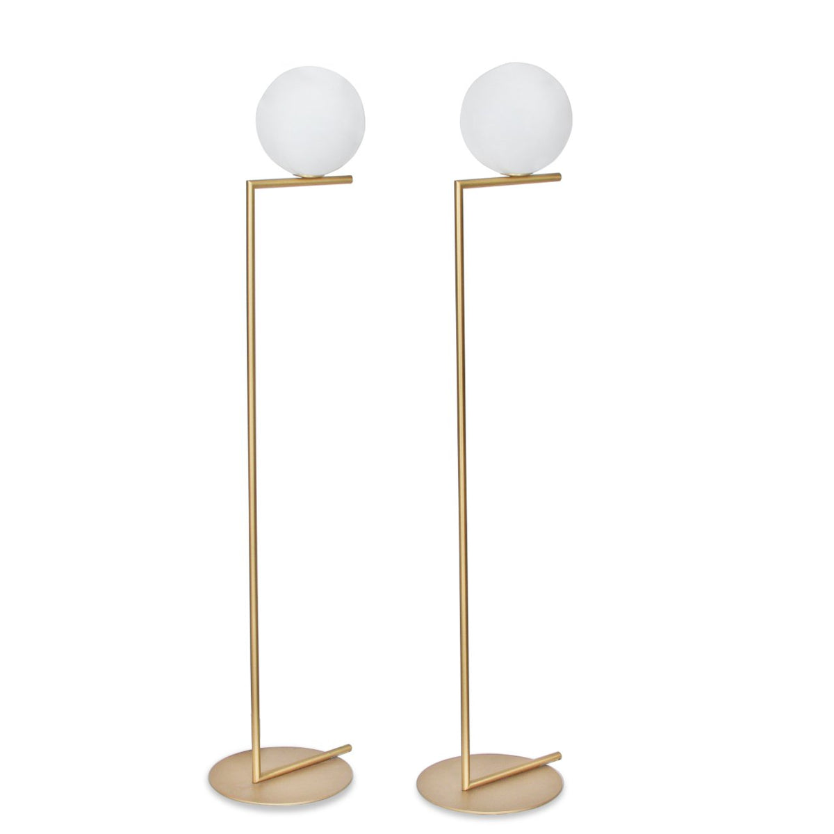 Pair of Flos IC Low Floor Lamps