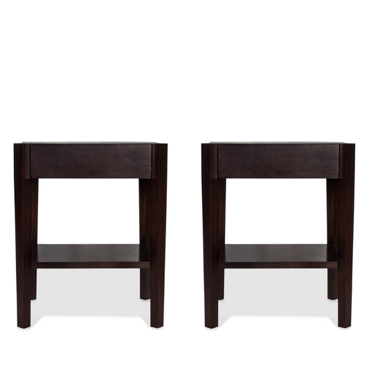 Pair of Holly Hunt Two Tier Side Tables