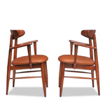 Pair of Mid-Century Swedish Teak Nils Jonsson for Scandia Armchairs