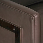 Pair of Milo Baughman Floating Cube Mid Century Modern Leather Lounge Chairs