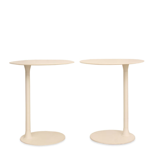 Pair of Modern Tulip Style  Side Tables from Davis Furniture