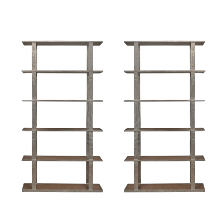 Pair of Restoration Hardware Atwood Bookshelves