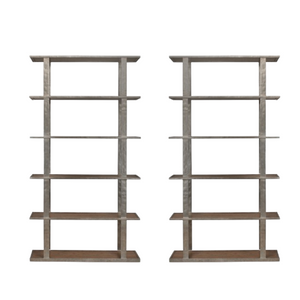 Pair of Restoration Hardware Atwood Bookshelves